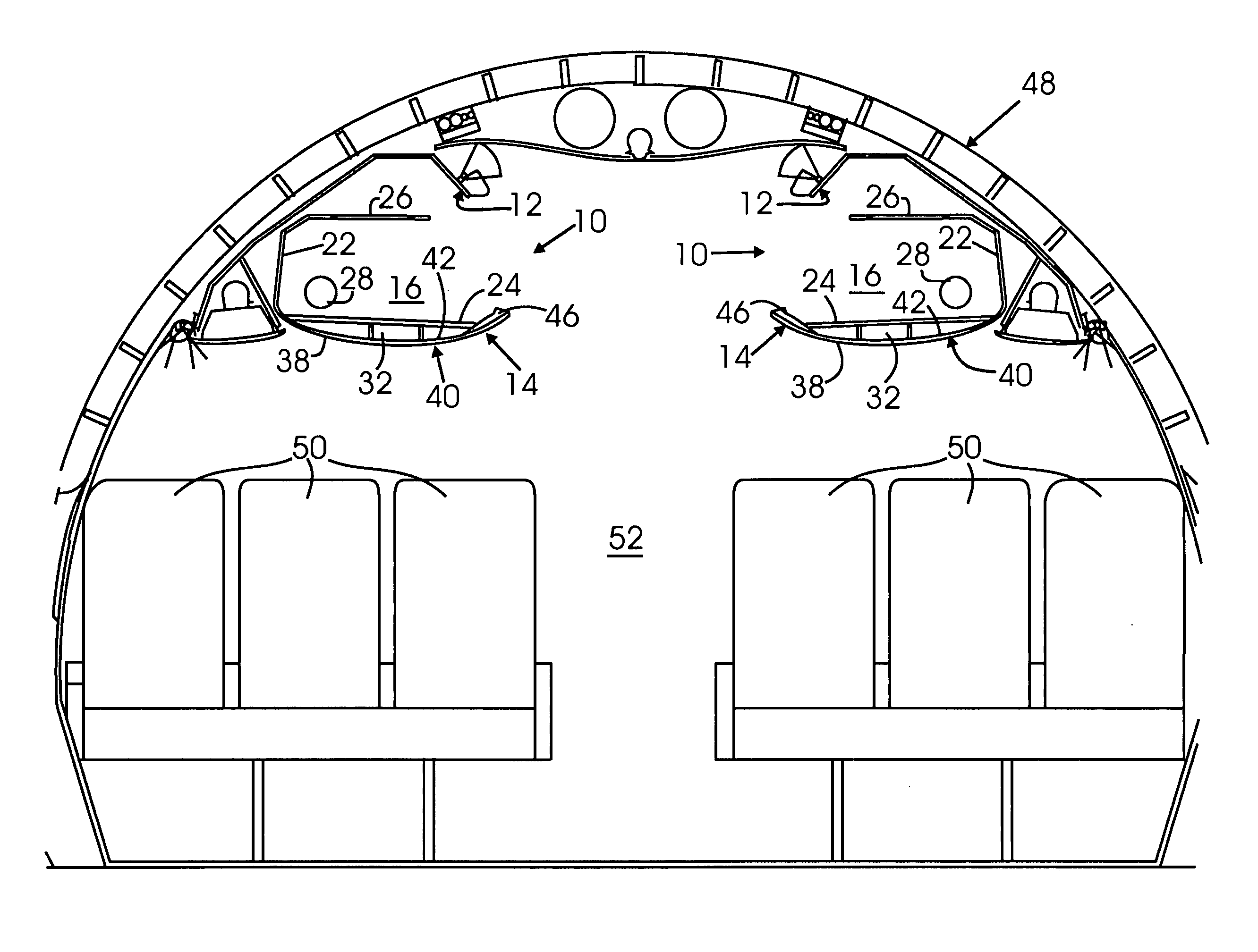 Pivoting storage bin and method of making