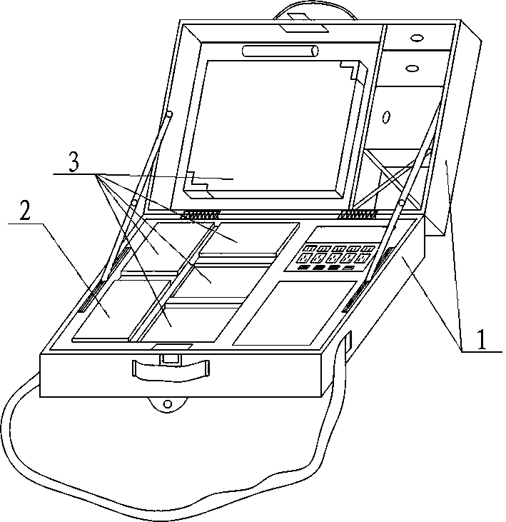 A bluetooth one-master multi-slave communication method for a portable multi-parameter health check box