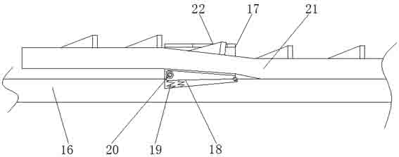 An auxiliary device for climbing a cable tower pole