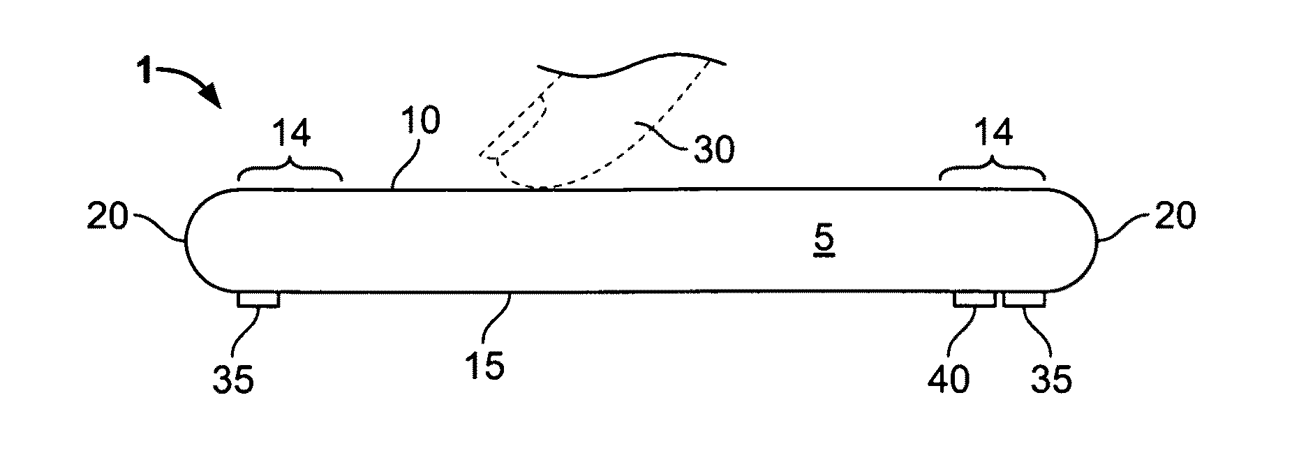 Bezel-less acoustic touch apparatus