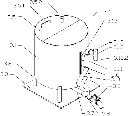 Quantitative mortar circulation system