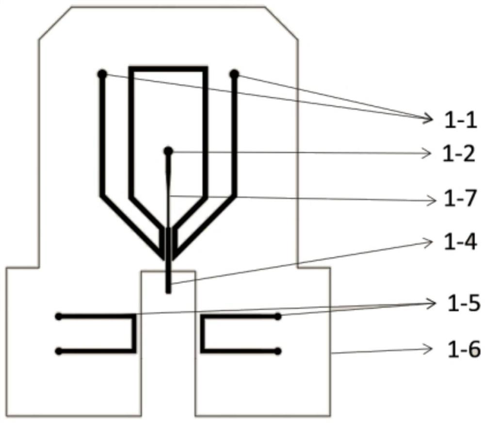 Micro-fluidic chip based on electrohydrodynamics and micro sample application device and method