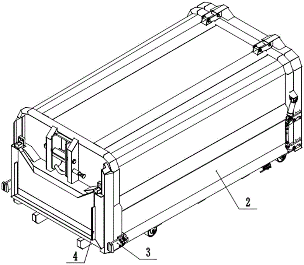 Connecting rod scraping-type and lifting-type compression transloading equipment