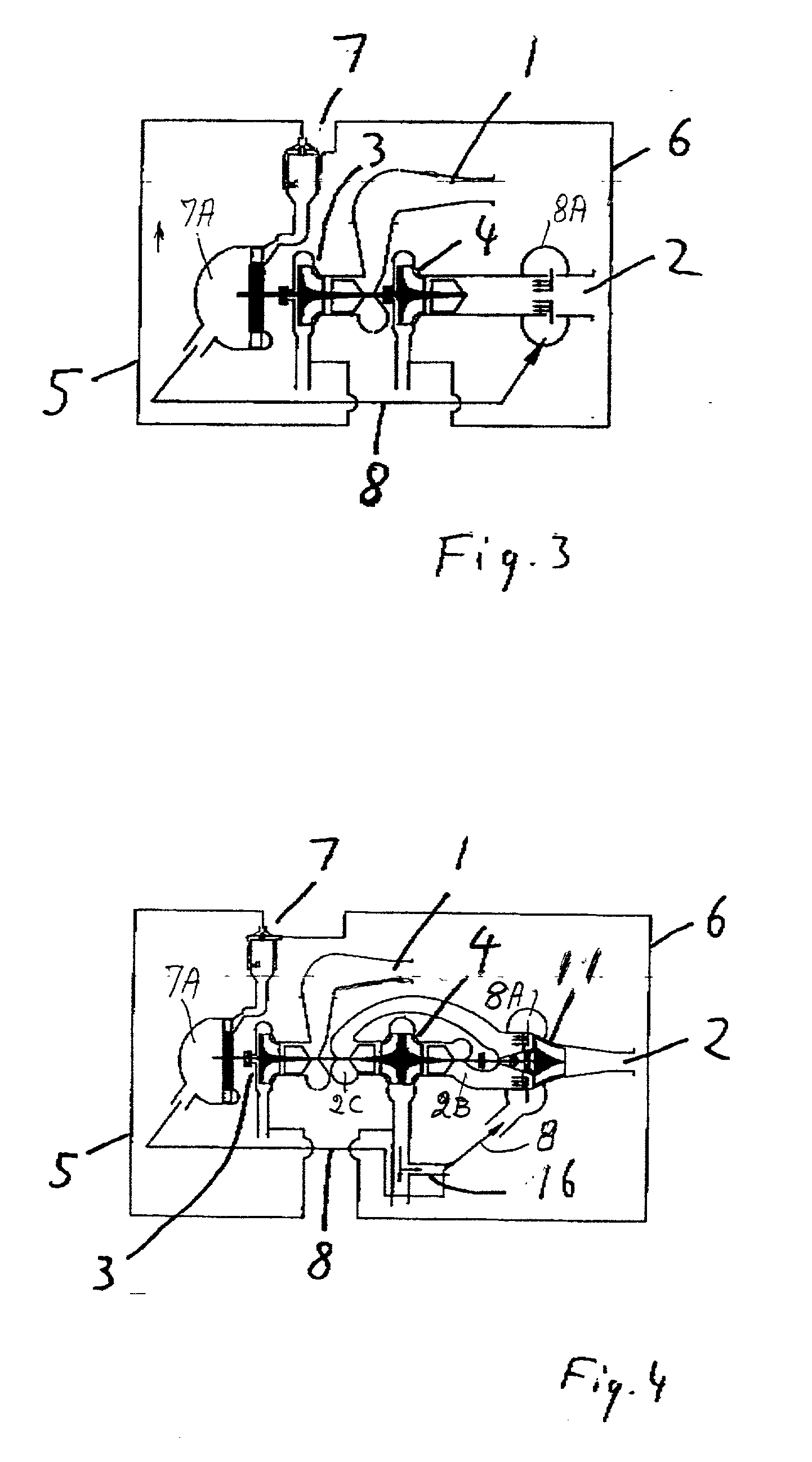 Liquid fuel rocket engine with a closed flow cycle