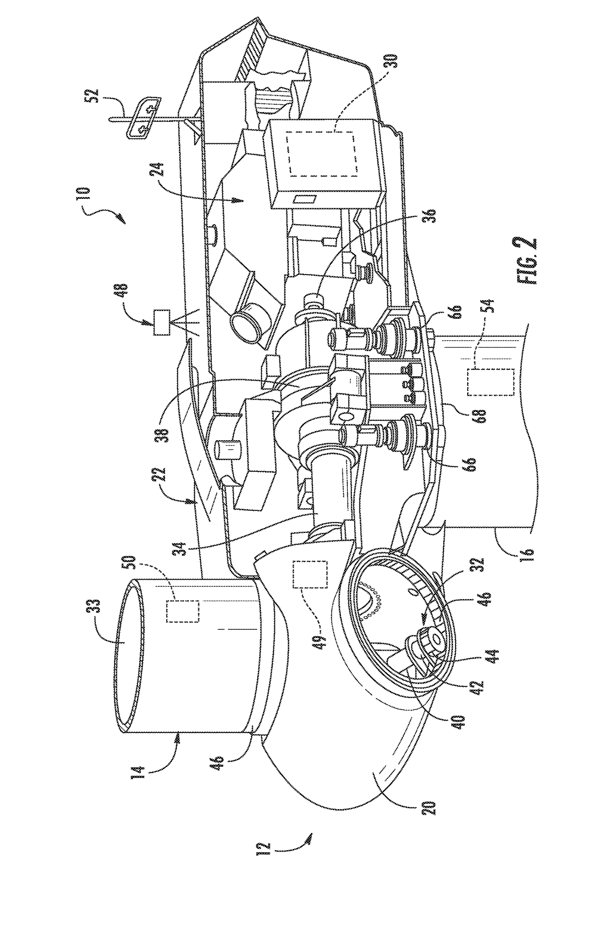 System and method for improving lidar sensor signal availability on a wind turbine