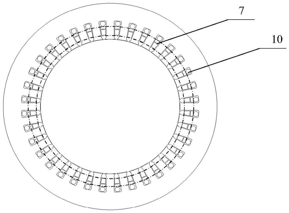 A kind of auxiliary tooth harmonic induction excitation motor