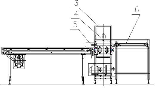 Horizontal bagging machine