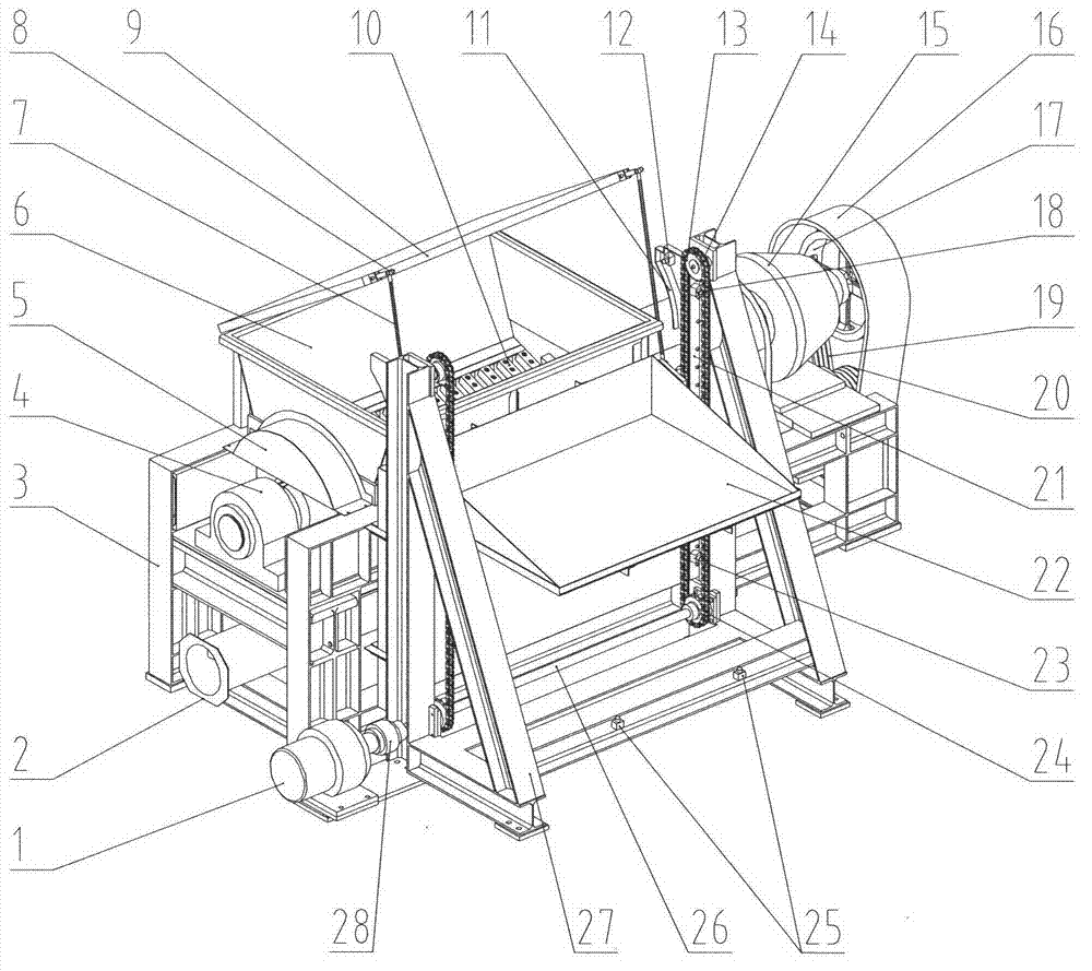 Low-energy consumption animal crushing machine