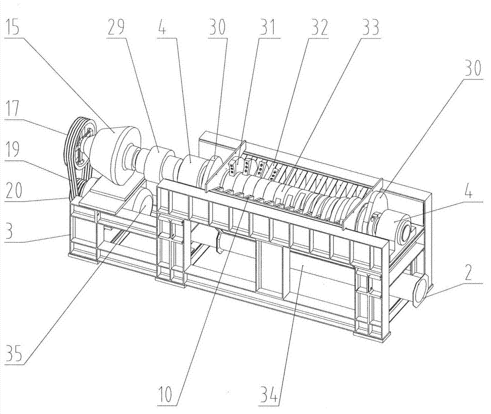 Low-energy consumption animal crushing machine