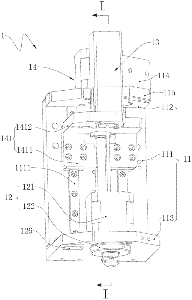 Automatic threading screw machine and screw nut locking device