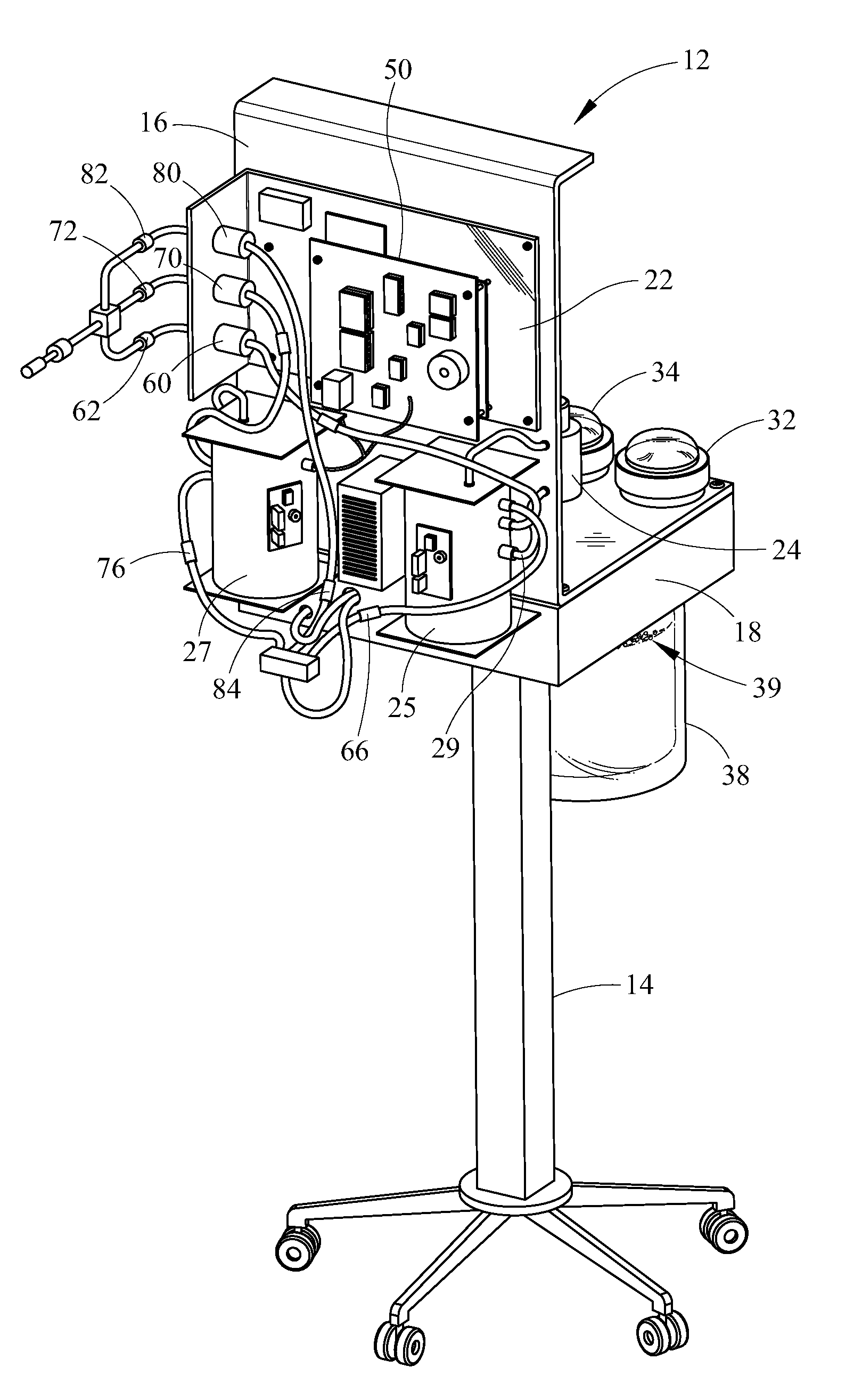 Electronic Anesthesia Delivery Apparatus