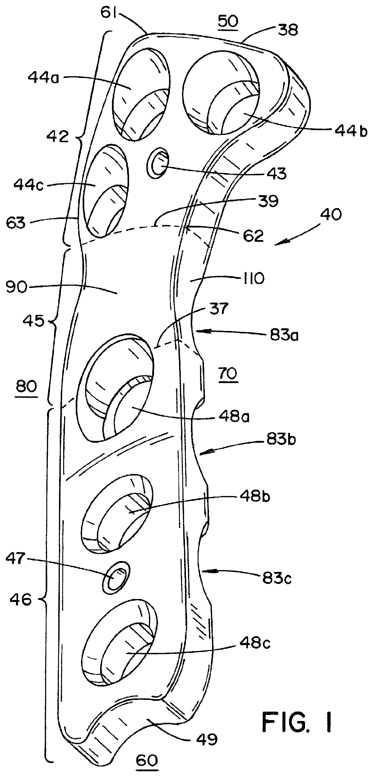 Tibial fixation plate