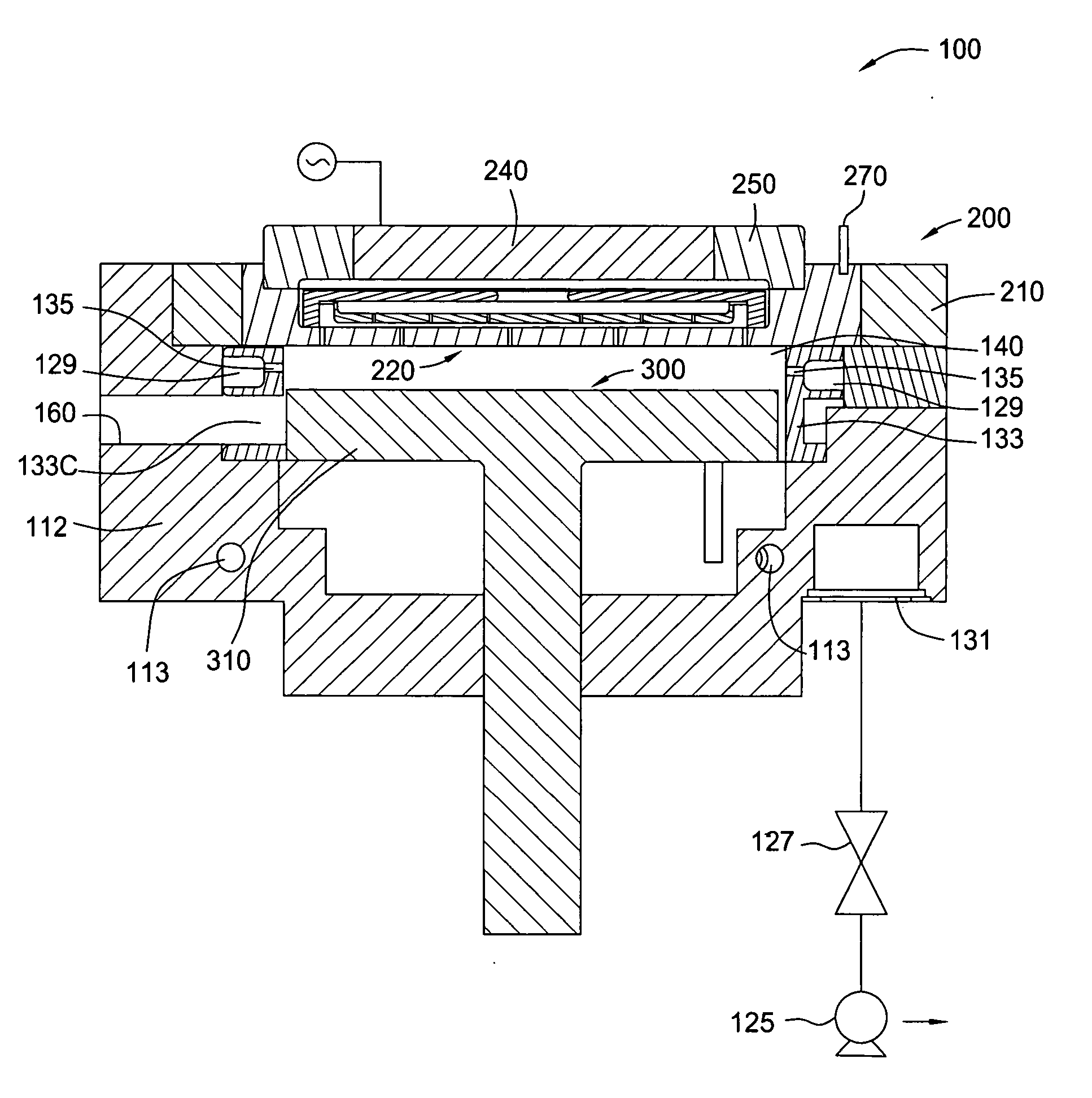 In-situ chamber clean process to remove by-product deposits from chemical vapor etch chamber