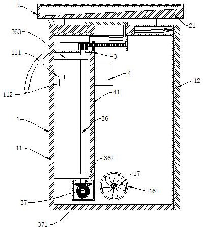 Electric meter device with waterproof function