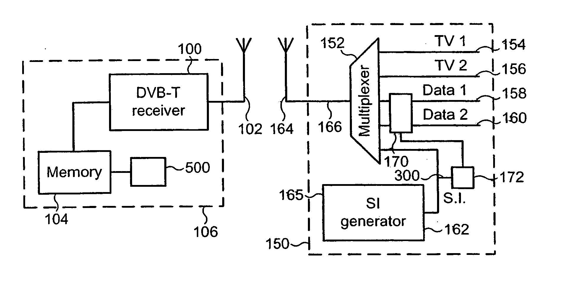 Retransmission of a burst copy in a broadband digital network