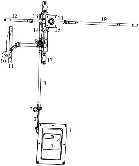 Intra-cabin and extra-cabin linkage type cabin door lock mechanism