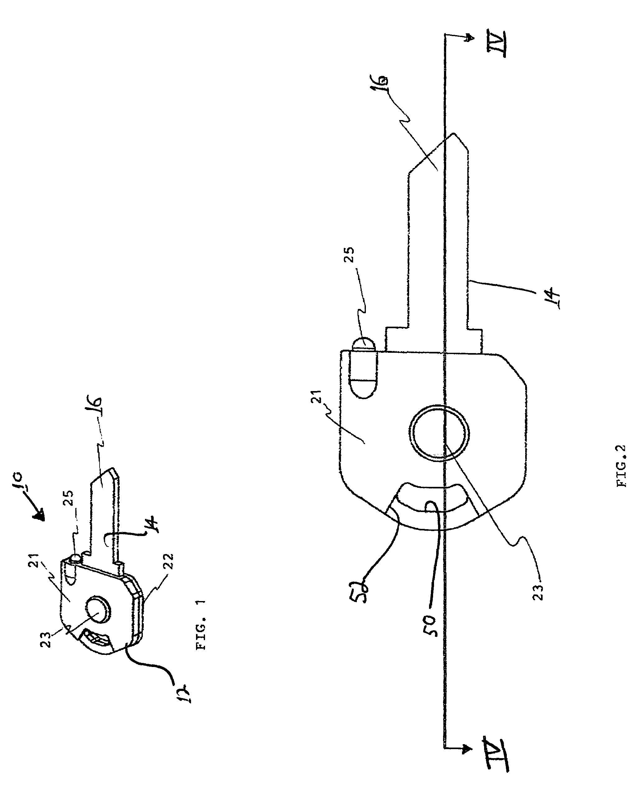 Illuminated key blank