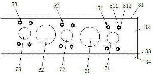 Integration driving motor bracket