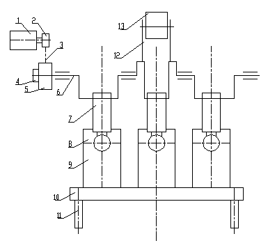 Three-point high speed precision press machine