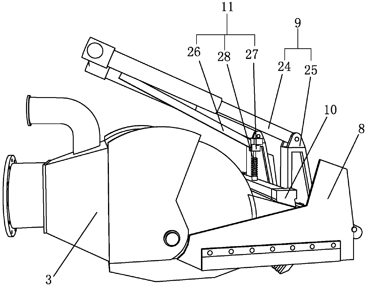 Self-propulsion trailing suction hopper dredger