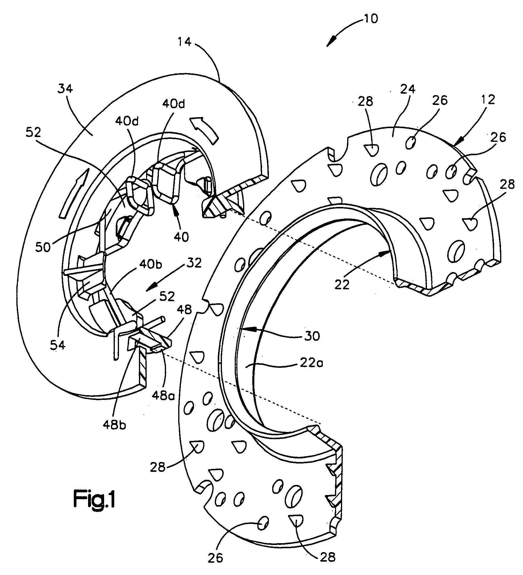 Locking coupler for floor maintenance pad