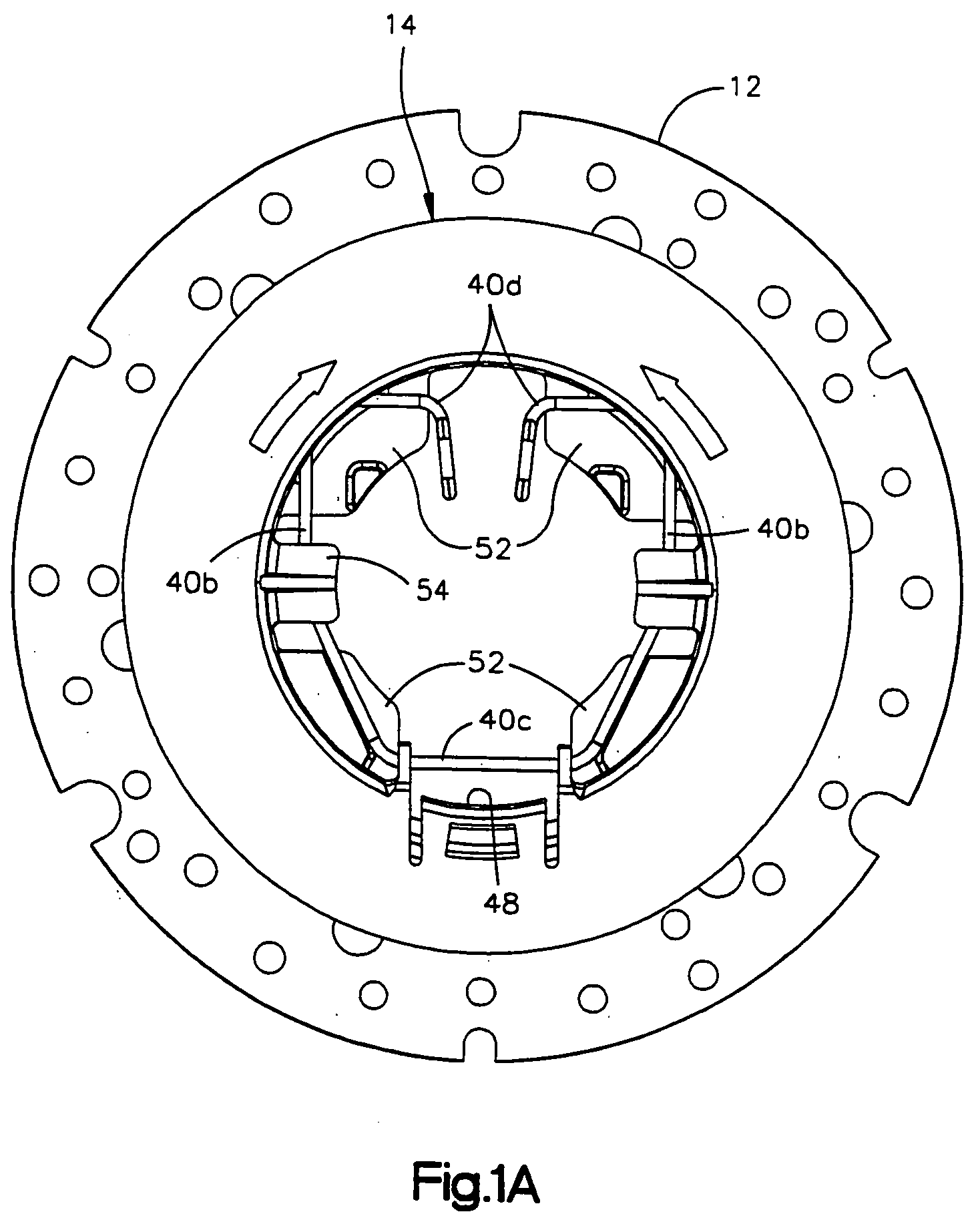 Locking coupler for floor maintenance pad