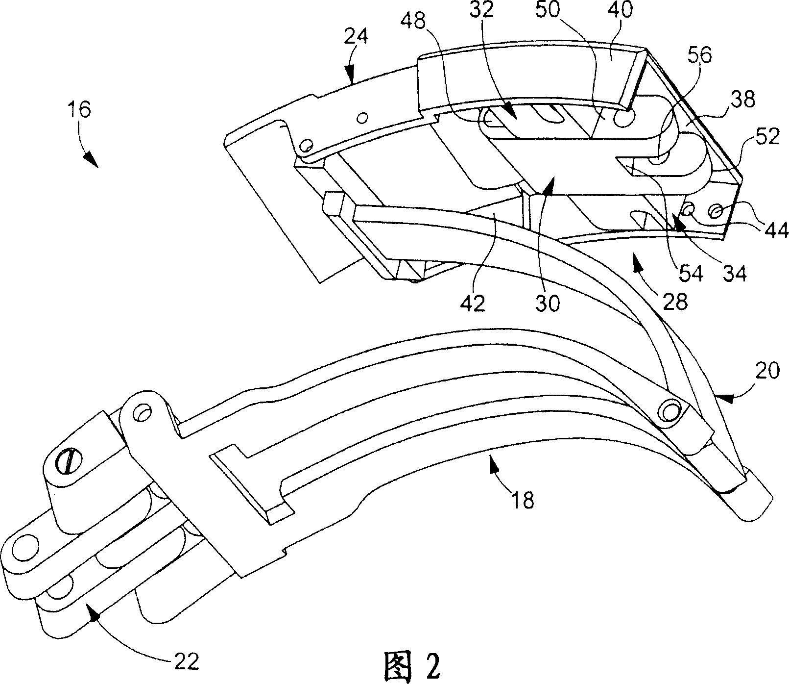 Device for setting the length of a bracelet, bracelet provided with such a device and watch fitted with such a bracelet