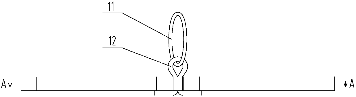 Special lifting appliance for rapidly hoisting tin groove bottom bricks of floating glass production line