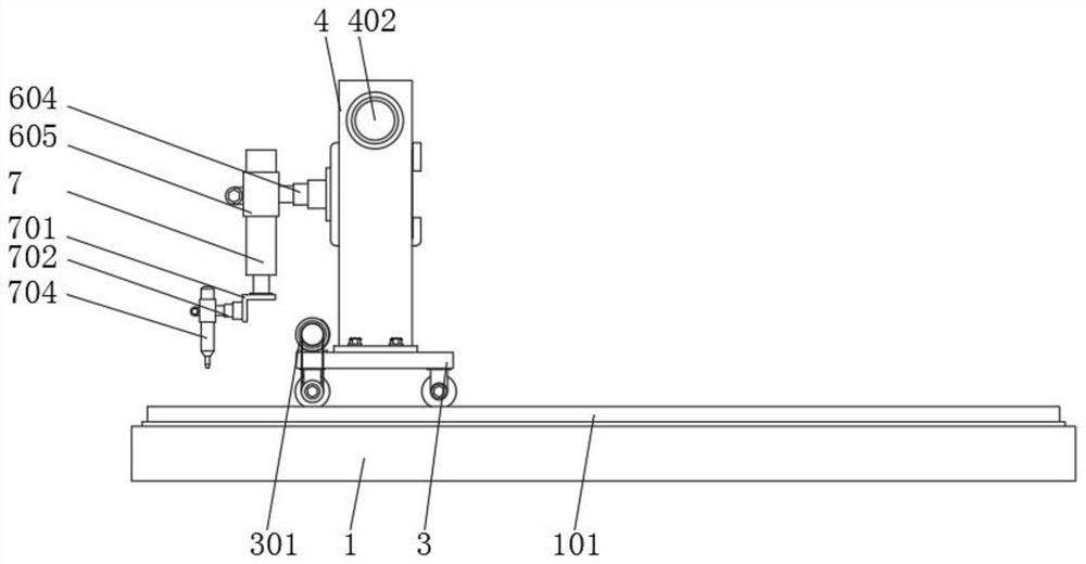 Flame cutting equipment for machining mechanical parts