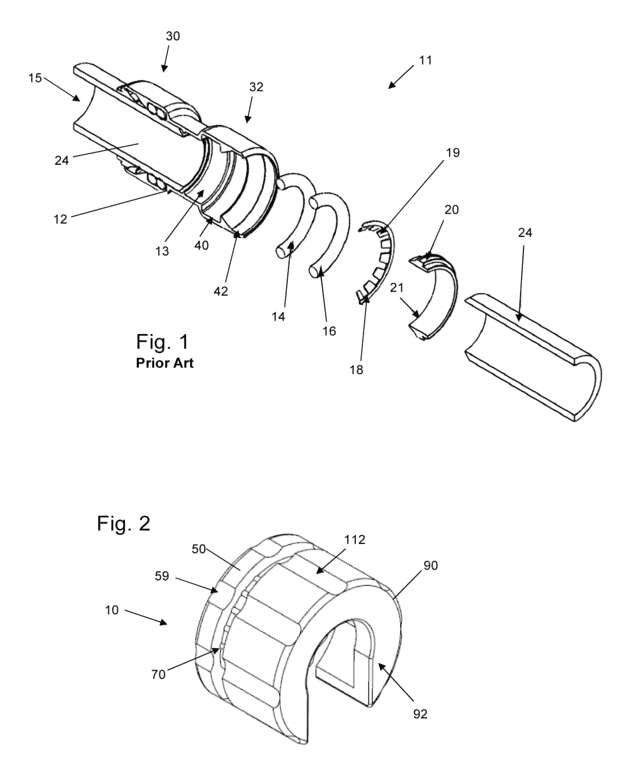 Cross platform grip ring release device and method