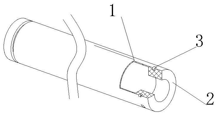 Plastic-metal composite radiator of thin-wall plastic pipe