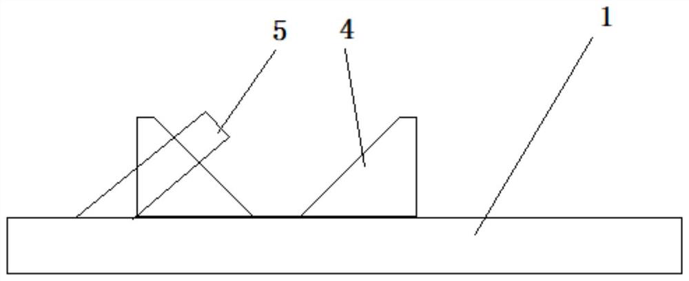 Feeding hopper water nozzle positioning tool