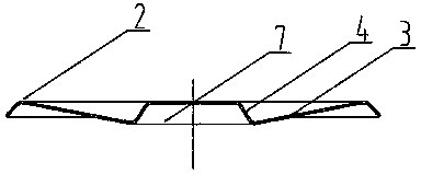 Scattering plate for plant protection machines