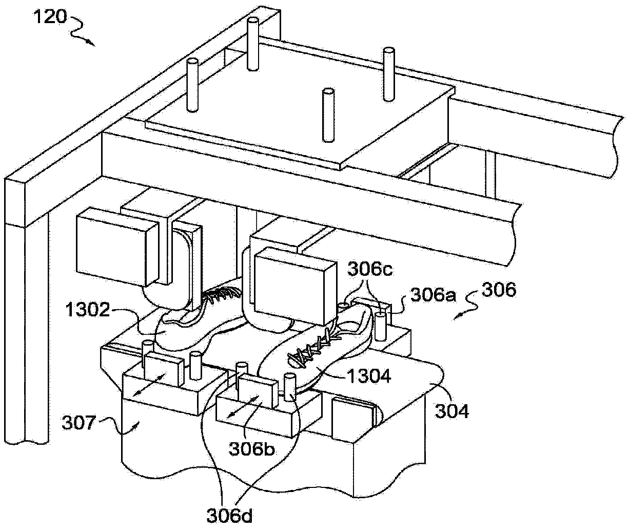 Systems and processes for packing articles of footwear