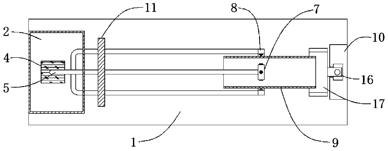 Inner and outer side wall continuous spraying equipment for epoxy ceramic pipe production