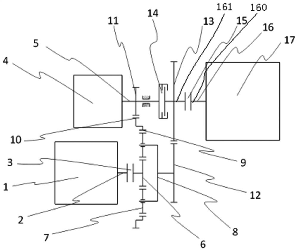 A hybrid electric vehicle power system