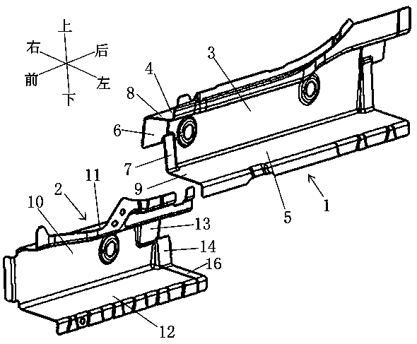 A car door sill side beam