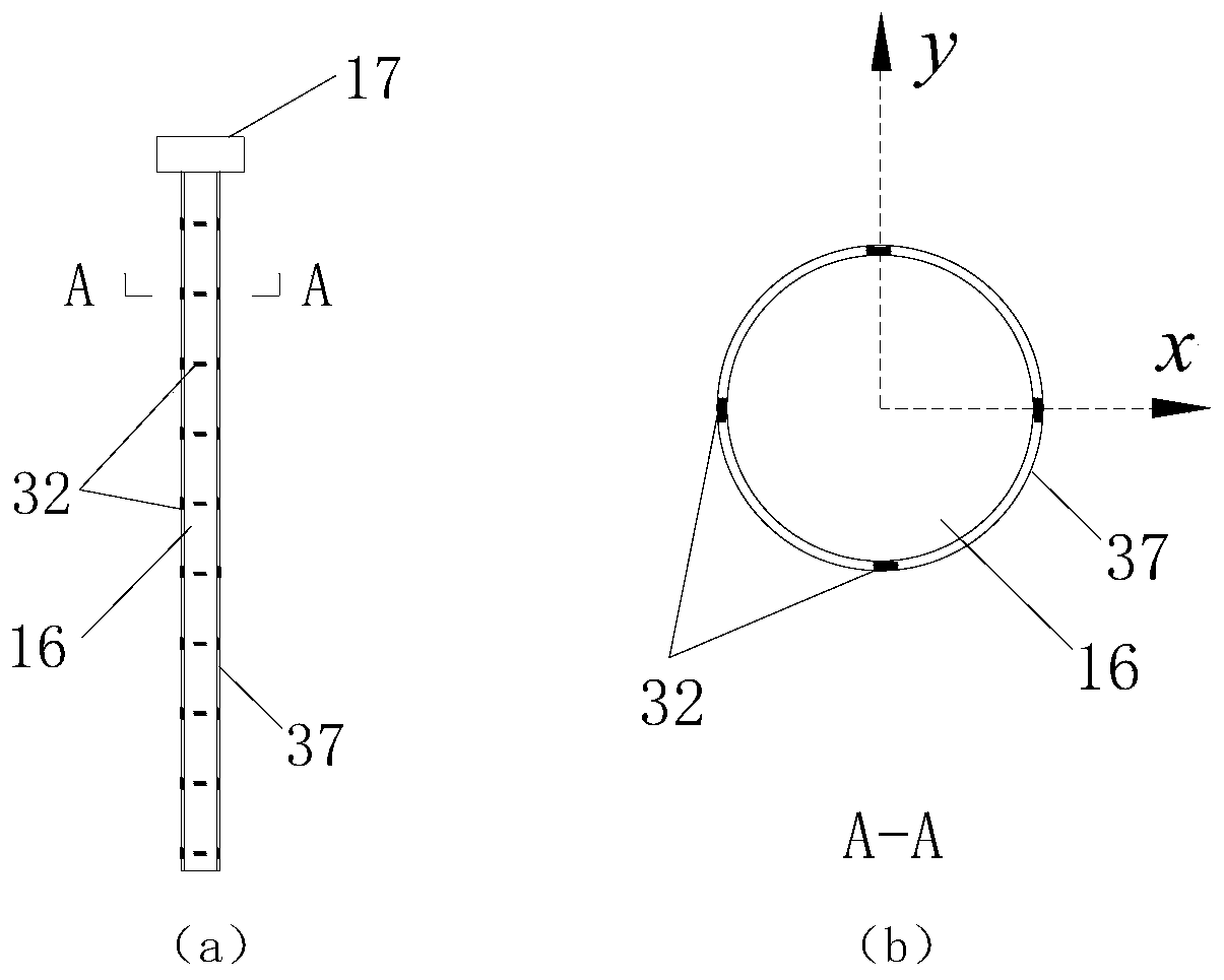 Centrifugal model test device and method for influence of tunnel-foundation pit multiple excavation on existing pile foundation