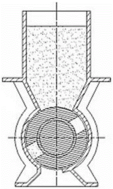 Discharge device roller structure