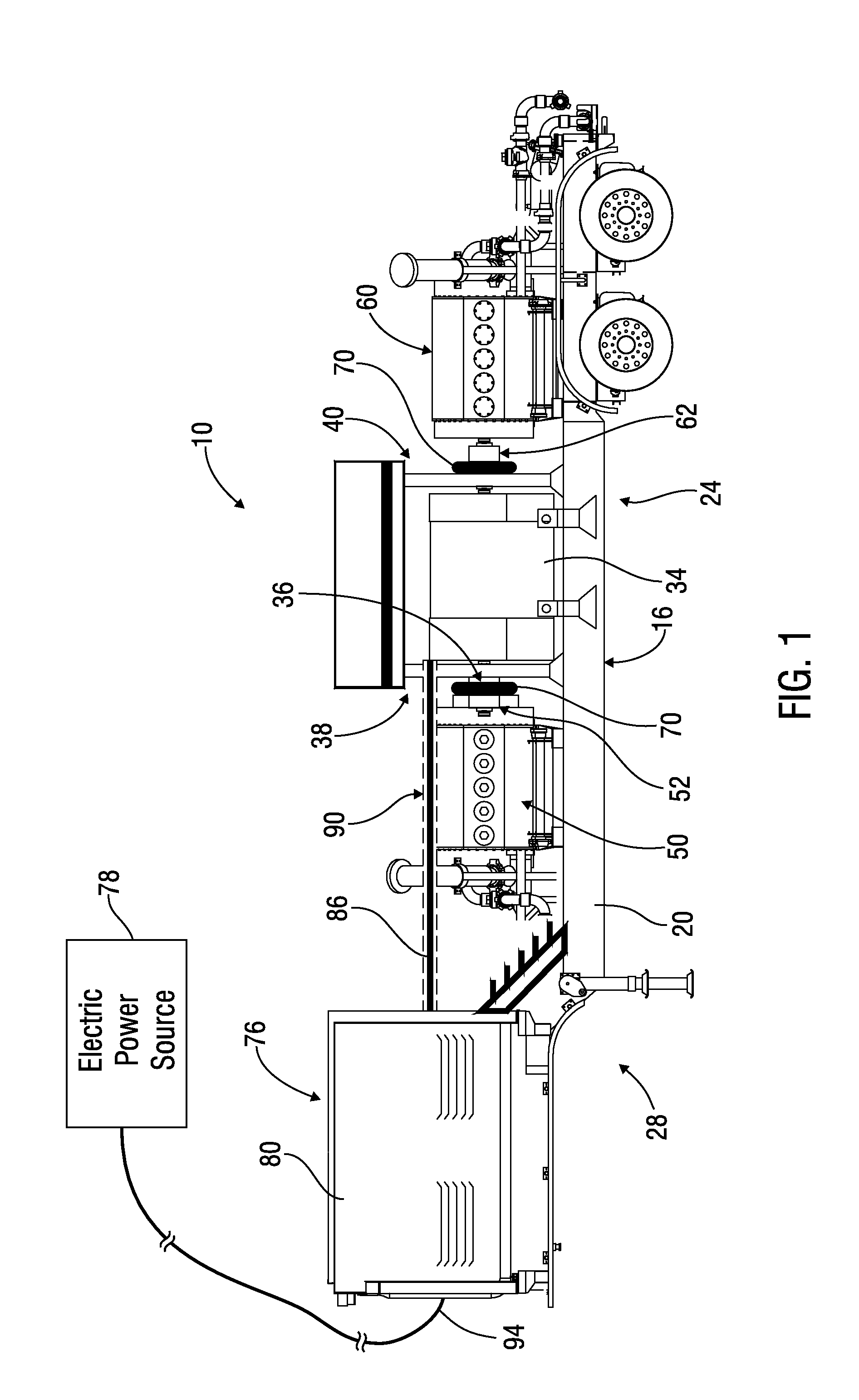 Apparatus and methods for delivering a high volume of fluid into an underground well bore from a mobile pumping unit