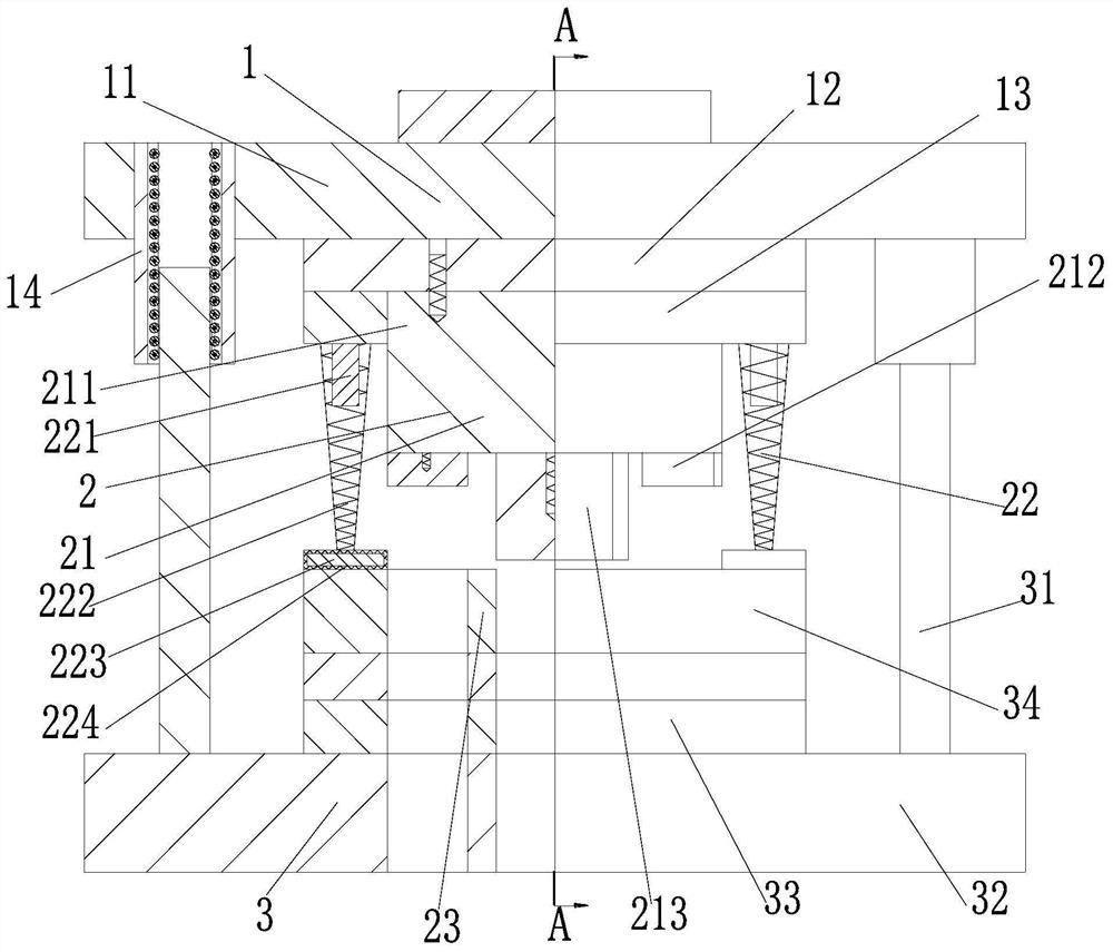 A mold for manufacturing and processing motor rotor sheet