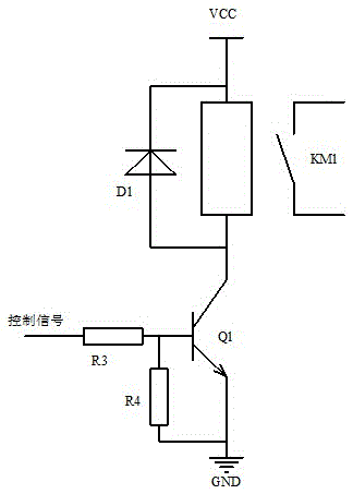 PWM-wave-controlled electromagnetic relay driving circuit and implementation method