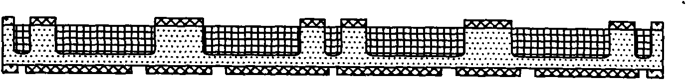 Base island lead frame structure and production method thereof