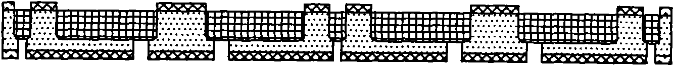 Base island lead frame structure and production method thereof