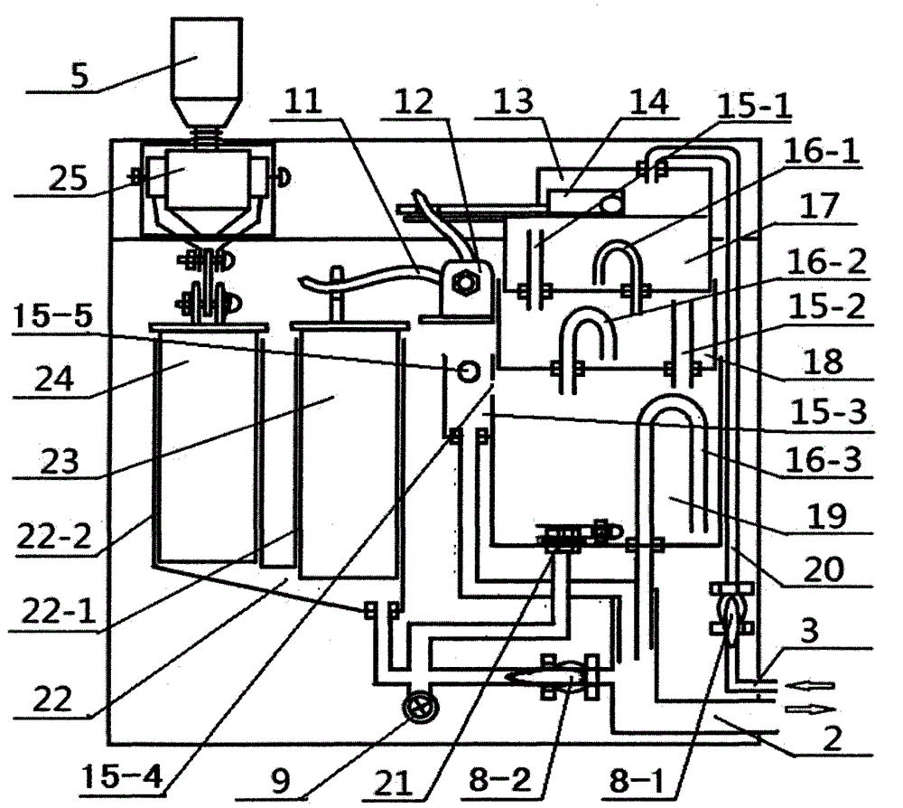 Fish tank with full-automatic regular feeding and water changing functions