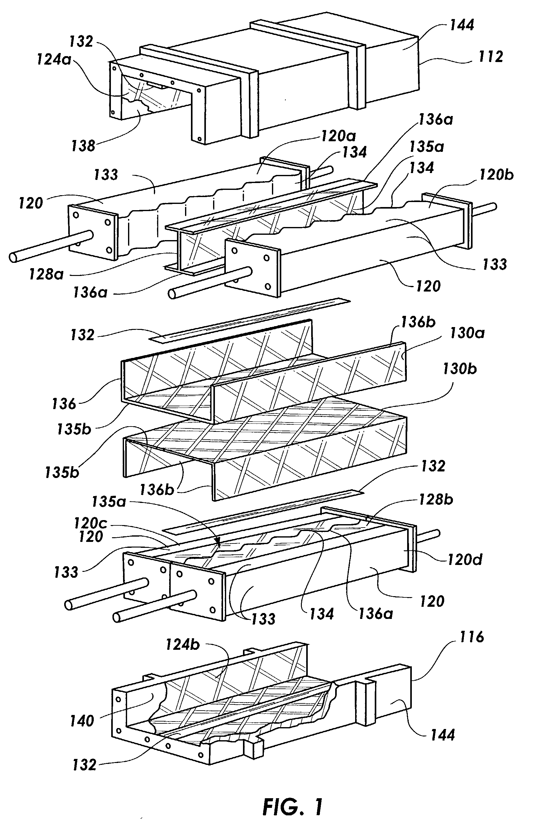 Method of assembling a single piece co-cured structure