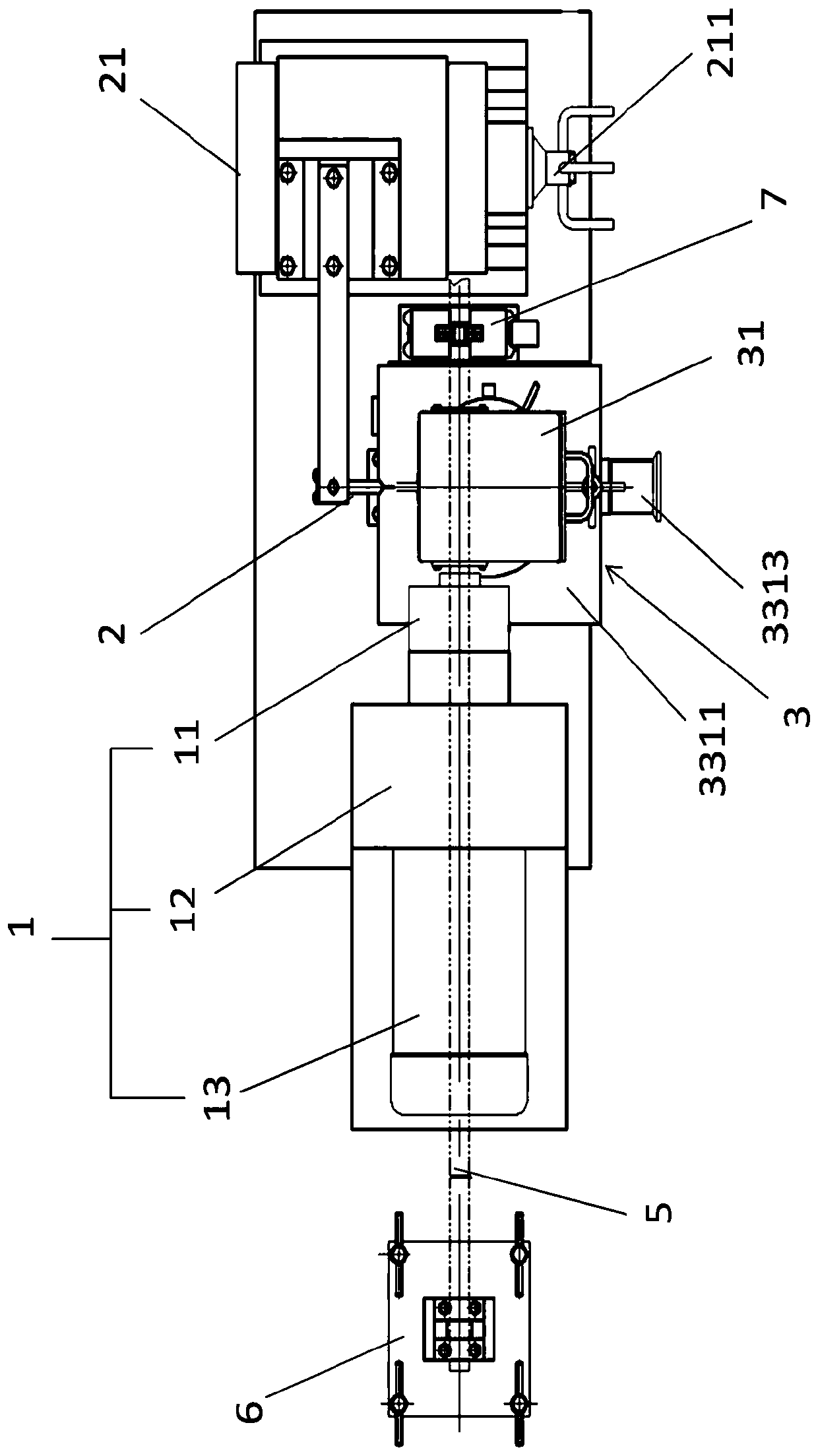 Spent fuel rod hot cell cutting device