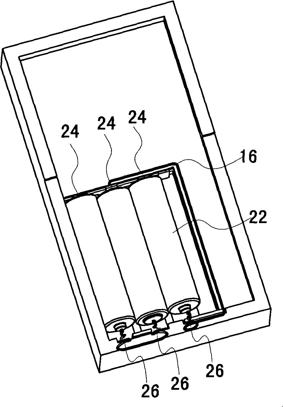 A power supply method and system for mobile phone