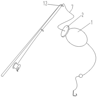 Automatic regulating buoy for fishing