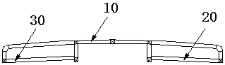 Roof frame structure with single-layer and double-layer roof combination of two-stage stepper